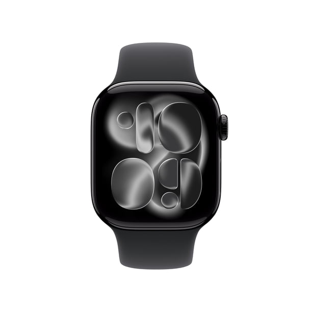 Apple Watch Series 11 GPS 42mm Jet Black Aluminium Case with Black