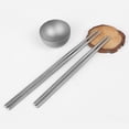 thumbnail image 2 of Pure Titanium Chopsticks Hollow Chopsticks Outdoor Tableware Camping Chopsticks, 2 of 7