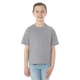 thumbnail image 1 of Jerzees Youth DRI-POWER Active Short Sleeve Crew T-Shirt, L, Heather Grey, 1 of 2