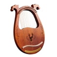 thumbnail image 1 of Amdohai 16-String Wooden Lyre Harp Resonance Box String Instrument with, 1 of 7