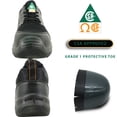 thumbnail image 2 of vangelo ASTM and CSA Approved Steel Toe Men Safety Shoe HELMUT-2 Puncture and Toe Protection Non-Slip Black Size 9W, 2 of 5