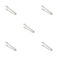 thumbnail image 3 of Decodeary Alimentaire Pinces Partie en Acier Inoxydable Servant des Clips de Cuisine Buffet Domestique Réutilisables en Plein Air Restaurant Tong Type 4 5Set, 3 of 6