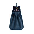 thumbnail image 1 of Kawaii Piggy Hand Towel Hangable Absorbent Hand Wiping Cloth Cartoon Porket, 1 of 3