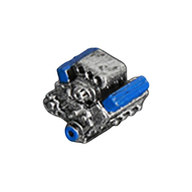 Yinanstore Miniature Engine Model ,Ornament ,1:64 Scene Decoration, Realistic Workshop Equipment Workshop Repair Prop Garage Scene Model Style B