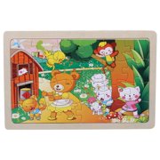 EGNMCR Wooden Puzzles Toddler Toys Gifts For 1 2 3 Year Old Boys Girls Toddler Sensory Toy Wooden puzzle Birthday Gifts for Kids