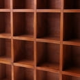 thumbnail image 2 of jifeng 16 Grids Wood Wall Mounted Storage Cabinet Shelf Home Kitchen Laundry Organizer, 2 of 9