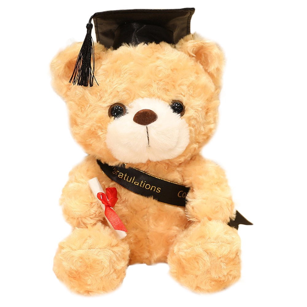 MesaSe 2022 Graduation Teddy Bear Teddy Bear In Doctor Cap Graduation Congratulations Teddy Bear Preschool Stuffed Animals & Toys Kindergarten Graduation Gifts