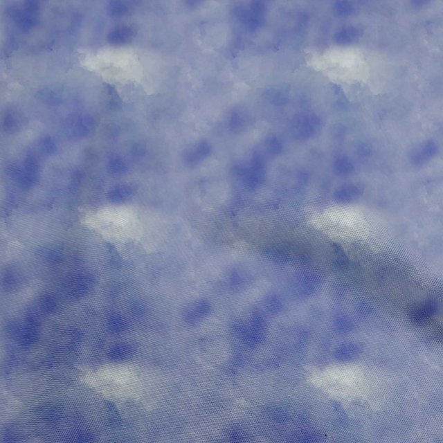 oneOone Cotton Poplin Medium Blue Fabric Abstract Smoke Sewing Craft Projects Fabric Prints By Yard 56 Inch Wide