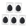 thumbnail image 1 of HILABEE 5 Pcs Éponge de Maquillage Douce pour Mélanger les Doigts à Sec et Humide, Noir, 1 of 9