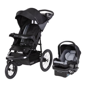 Baby Trend Expédition Zero Flat Jogger système de voyage avec lumières LED EZ Soulève Plus Siège et base pour voitures pour nourrissons