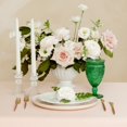 thumbnail image 4 of Weddingstar Vintage Style Pressed Glass Wine Goblet - Green, 4 of 4