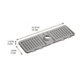 thumbnail image 3 of Faucet Splash Guard Mat, Kitchen Sink Drying Pad, Waterproof Splash Shield for Sink, Non-Slip Sink Protector Mat for Kitchen Bathroom RV, Easy Clean Splash Guard with Drain Hole, 3 of 8