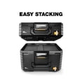 thumbnail image 3 of ToughBuilt StackTech XL Tool box Organizer with Lock and Removable Tray, Black, 3 of 12