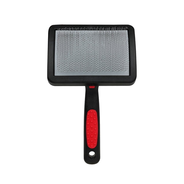 Pet Grooming Double Needle Comb for Dogs and Cats Detangling Tool with Efficient Hair Removal