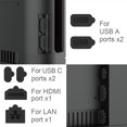 thumbnail image 3 of IPEGA 6-in-1 Dust Plug Set for Nintendo Switch 2 Console - NS2 Port Protectors for USB-C, Headphone Jack & Game Card Slots, Anti-Dust & Anti-Scratch Silicone Accessories, 3 of 5