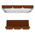 thumbnail image 1 of Garden Swing Canopy Seats Replacement Set 3 Seats Covers + Swing Canopy Cover, 1 of 6