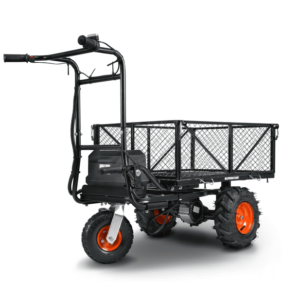 SuperHandy Electric Wagon Cart - Utility Service Power Wheelbarrow