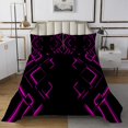 thumbnail image 1 of Erosebridal Abstract Coverlet Set Twin for Teens, Gradient Rectangle Bedding Set, Modern Checkered Decor, 1 of 5