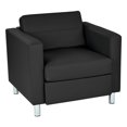 thumbnail image 1 of Fauteuil Pacific en Vinyle Noir Dillon par Office Star, 1 of 4