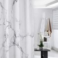 thumbnail image 4 of Marble Shower Curtain Polyester Fabric Bathroom Curtain Waterproof Shower Curtains with 12 Shower Curtain Rings 3D Digital Printing, Shower Curtains for Bathtub and Shower In Bathroom, 4 of 9