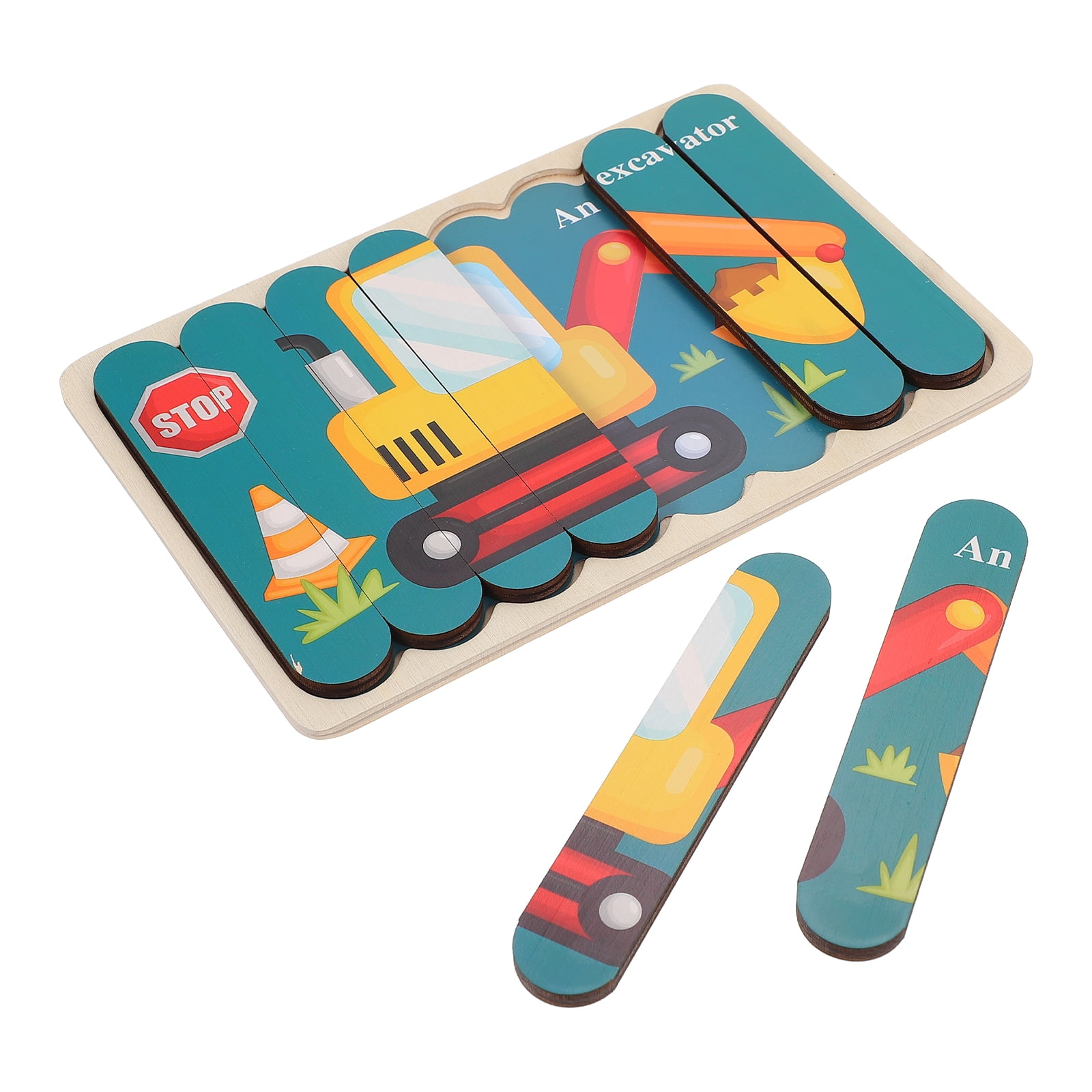 1 Set Kids Cartoon Puzzle Educational Puzzle Kids Learning Educational Puzzle
