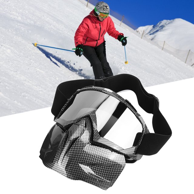 Motorcycle Goggles,Detachable Motocross Goggles Windproof Outdoors Goggles With Adjustable Band For Motorcycle Riding