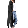 thumbnail image 2 of Celmia Cardigan Mince pour Femmes à Manches Chauve-Souris, Cache-Maillot des Fêtes, 2 of 7