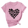 thumbnail image 2 of RKSTN Hauts pour Femmes 2024 Été Décontracté Ample Grande Taille Imprimé Graphique Lapin de Pâques Blouse Mode Col Rond Manches Courtes T-shirt, 2 of 4