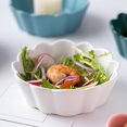 thumbnail image 2 of Qeeadeea Petit Plat de Cuisson, Ensemble de 2, Plat à Casserole en Céramique Coloré Rond, Petite Assiette à Tarte en Céramique Allant au Four-Blanc-15x15x5cm, 400ml, 2 of 7
