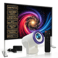 thumbnail image 1 of Projector Bundle - Projector Screen with Stand & Brother Eye 4K Mini projector 300 lumens 2GB RAM/16GB ROM ultra fast, All in One Super Mini Projector, 1 of 18