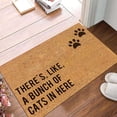 thumbnail image 1 of Cat Carpet | Versatile Door Mat for Indoor and Outdoor Use | Stylish Entrance Rug | -Absorbing Area Rug | Home Décor Accessory, 1 of 3