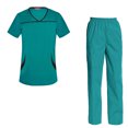 thumbnail image 1 of Women's Scrubs Set Scrub Top and Pants Scrubs Set, 1 of 3