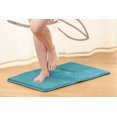 thumbnail image 3 of 1 Small Clara Clark Bath Mat Bathroom Rug - Absorbent Memory Foam Bath Rugs - Non-Slip, Thick, Cozy Velvet Feel Microfiber Bathrug, Plush Shower, Toilet- Floor Bathmats Carpet - Teal - 17"x24", 3 of 4