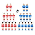 thumbnail image 2 of 22 Pieces Kicker Men Soccer Player with Ball Game Accessories, 2 of 8