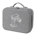 thumbnail image 1 of Bunblic RC Transmitter Carrying Bag Protector Smooth Zipper Sturdy Dustproof with Handle Long Trips Remote Controller Storage Case gray, 1 of 8