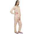 thumbnail image 4 of Bimba Pyjama Vert à Manches Longues pour Femmes avec Chemise, Tenue de Nuit-18, 4 of 6