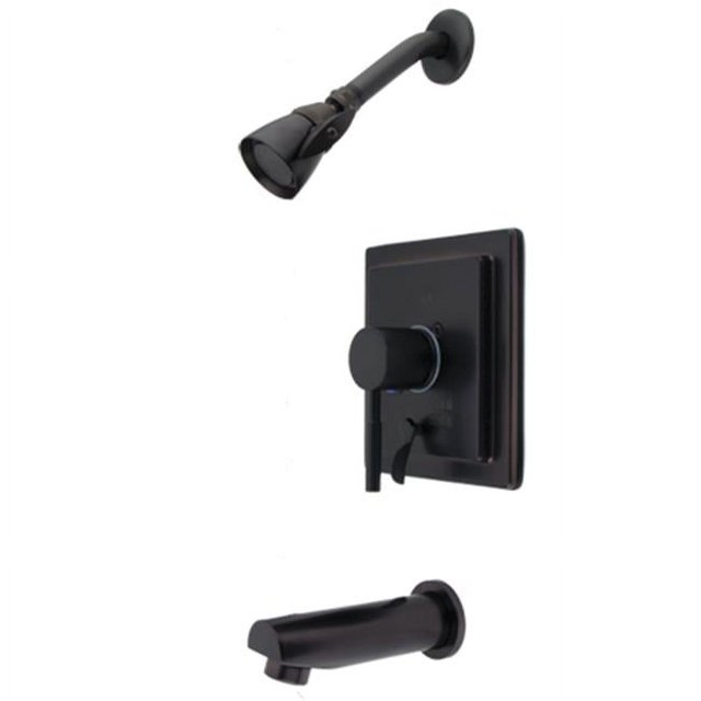 Kingston Brass KB86550DL Robinet de Baignoire et Douche à Poignée Unique