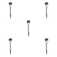 thumbnail image 2 of jesticaly 2Pcs Stainless Solar LED Lawn Lamp IP44 Outdoor Garden Pathway Landscape Lamp Warm White 5Set, 2 of 6