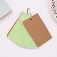 thumbnail image 3 of Clearance Sale Blank Customizable Index Study Note Card Pad Kraft Paper with Binder Ring, Blank Flash Cards with Rings for Studying with 50 Sheets Each Schools Supplies Green, 3 of 9