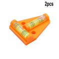 thumbnail image 1 of Lefu 2PCSTwo Way T-Shape Mini Leveller Bubble Spirit Level for Pictures TV\'s Caravans, 1 of 5