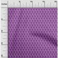 thumbnail image 1 of oneOone Viscose Jersey Fabric Leaves Block Printed Craft Fabric BTY 60 Inch Wide, 1 of 5
