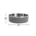 thumbnail image 5 of One Paw, Small Double Stainless Steel Dog Bowl, 1.3L (44 oz), 5 of 5