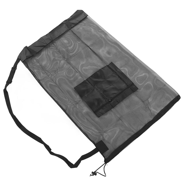 Mesh Ball Bag, Large Capacity Drawstring Sport Equipment Storage Bag with Shoulder Strap for Basketball Volleyball Baseball