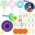 thumbnail image 2 of 28PCS Kids Bubble Wand Toy Set Funny Bubble Maker Bubble Stick with Bubble Tray, 2 of 10