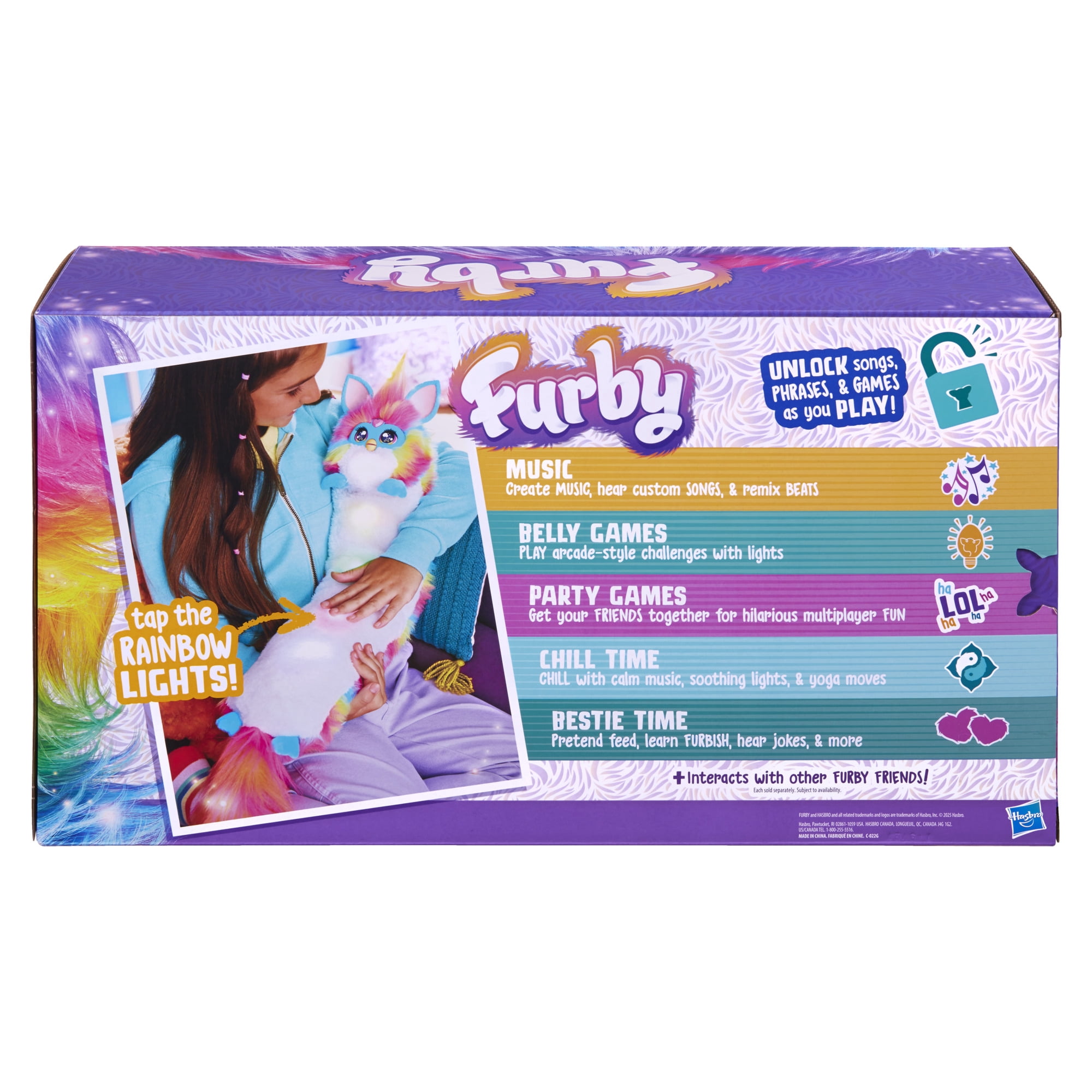 Furby DJ Furby Interactive Toy, Rainbow - English Version - Walmart.ca