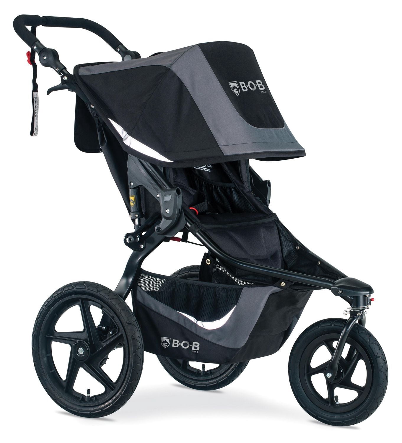 BOB Gear Poussette de jogging Revolution Flex 3.0, Noir graphite
