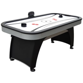 Table De Hockey Sur Air Compacte – Jeu De Société à Soufflerie, Portable, Sur Table, 2 Modèles (carré/rond) – Soirée Famille, Dès 6 Ans