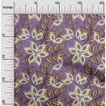 thumbnail image 3 of oneOone Viscose Jersey Dusty Violet Fabric Block Craft Projects Decor Fabric Printed By The Yard 60 Inch Wide-9T, 3 of 6