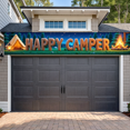 thumbnail image 5 of Forest Design Happy Camper Tent Banner Campfire Nature Scene for Outdoor Adventure Camping Event, 5 of 5