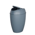 thumbnail image 1 of Loft 9 Litre (2.4 Gallon) Twirla Polypropylene Waste Can, With a Hassle-Free Weighted Swing-Top Lid, Slat Blue, 1 of 1